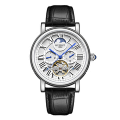 KUERST Teen Watch Automatic Mechanical Waterproof Fly Wheel Watch