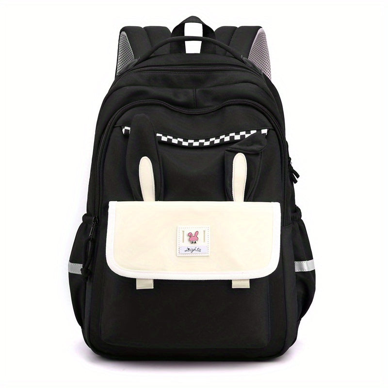 Kids Rabbit Ears Backpack Lightweight Casual Travel School Bag