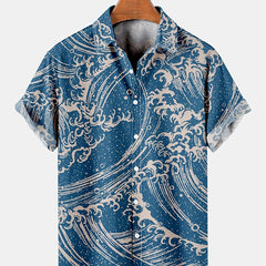 Men's Short Sleeve Button Down Casual Shirts