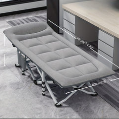 Outdoor Folding Bed Cushioned Folding Bed For Office Nap Camping