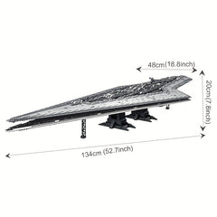 7550pcs Large Spaceship Puzzles Building Blocks Toy Model Gift