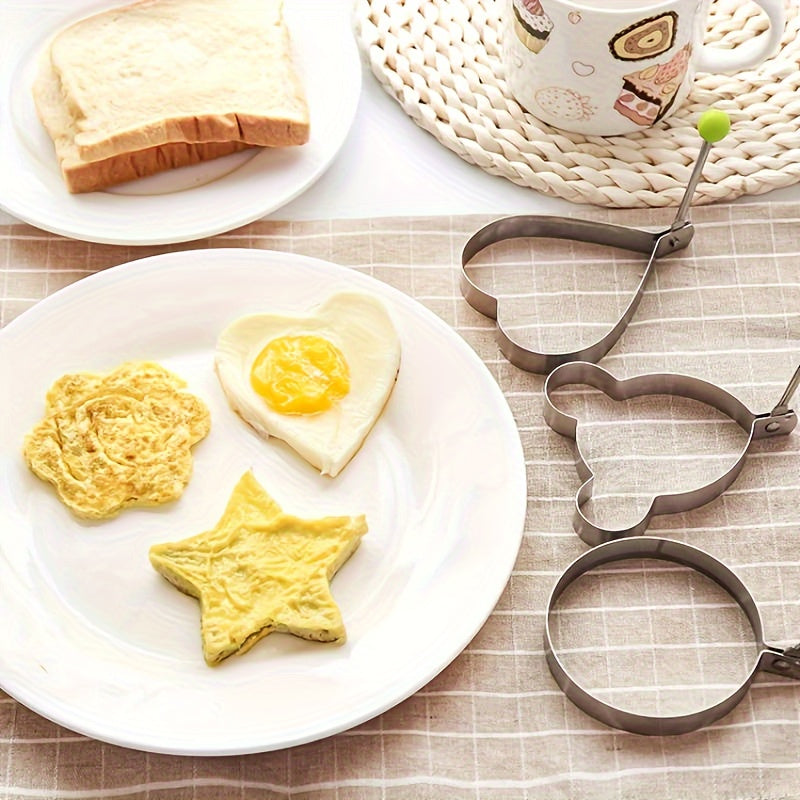 304 Stainless Steel Egg Rings for Perfect Fried Eggs & Omelets