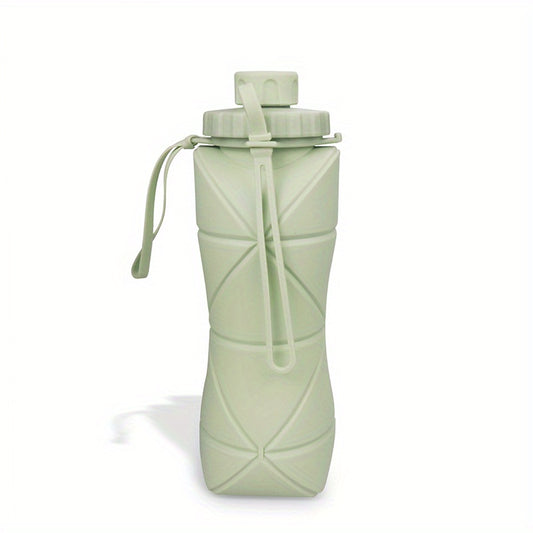 600ml Silicone Folding Water Cup Telescopic Bottle Outdoor Sports Travel Fitness
