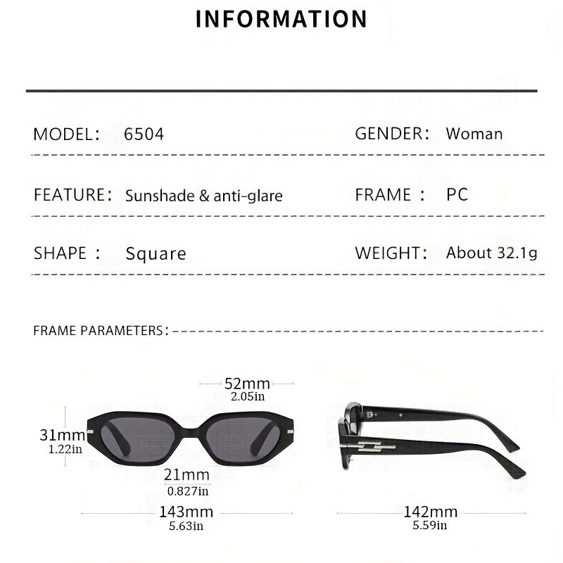 Men's UV Protection Sunglasses for Street Photography and Holiday Parties
