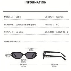Men's UV Protection Sunglasses for Street Photography and Holiday Parties