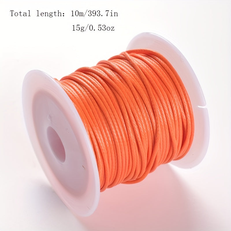 10m Polyester Fiber Wax Rope Bracelet Thread for Christmas