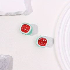 2pcs Watermelon Pattern Hair Claw for Girls