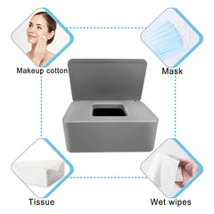 Wipes Dispenser Wet Tissue Storage Container Non Slip Box Case