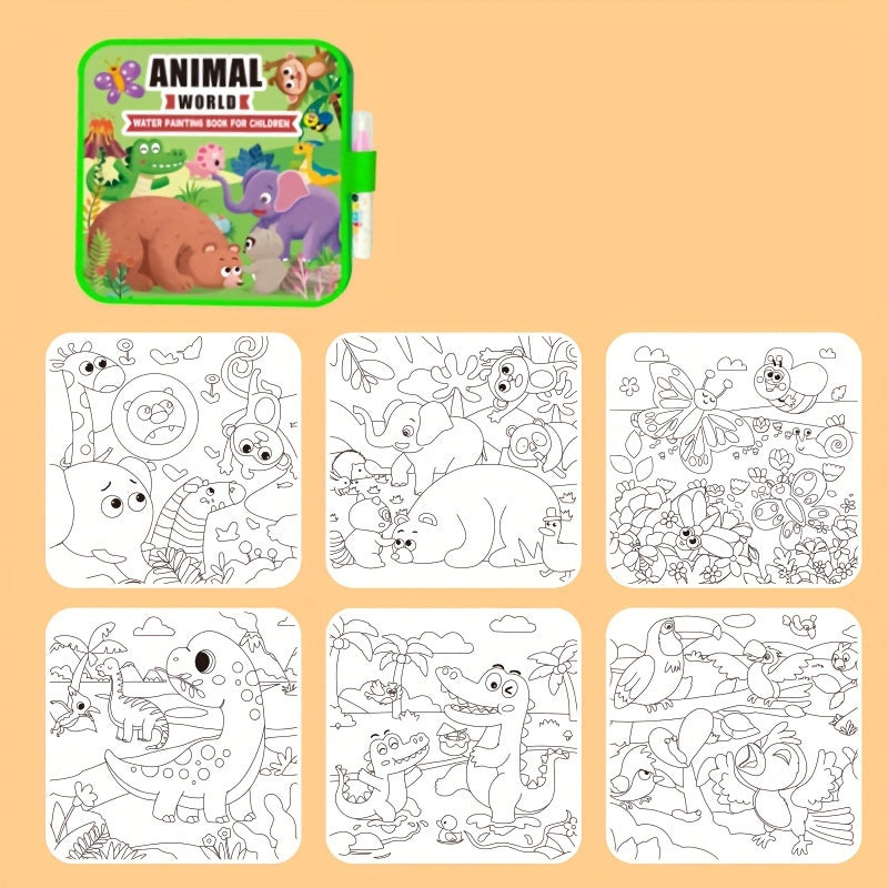 Foldable Magic Water Painting Book & Pen Set