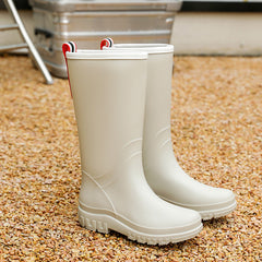 Candy Mid Calf Rain Boots Anti Slip Waterproof Shoes