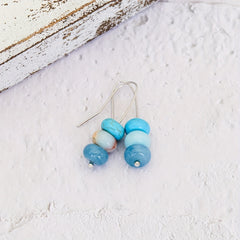 Boho Turquoise Bead Earrings