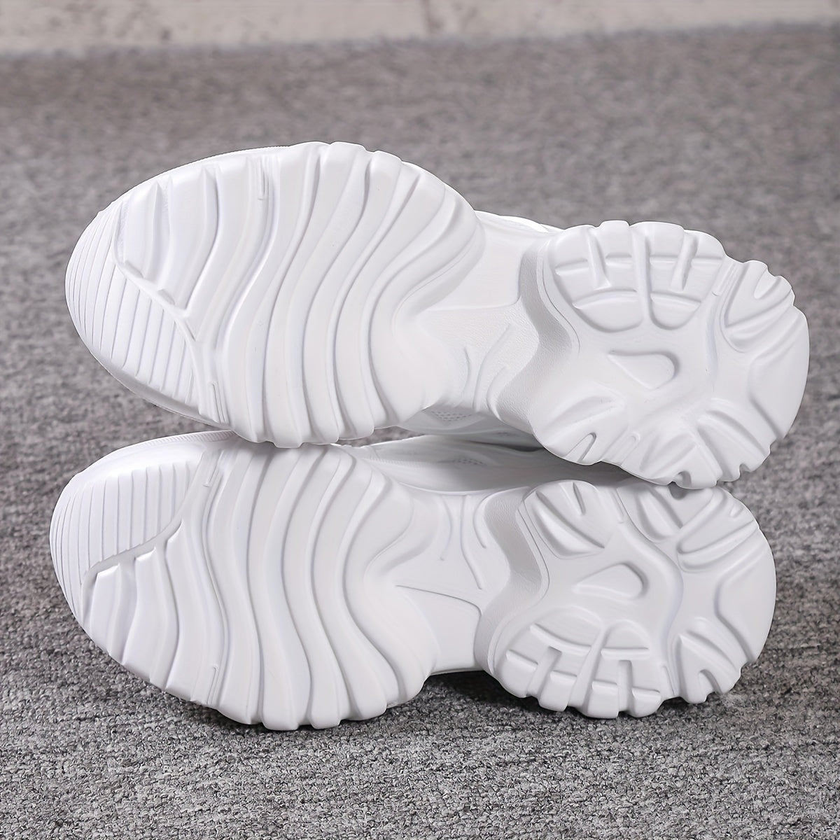 Women's Preppy Heighten Chunky Sneakers Non Slip Casual Running Shoes