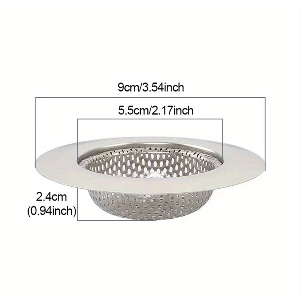 Stainless Steel Mesh Sink Filter Basket - Hair Catcher and Kitchen Sink Strainer