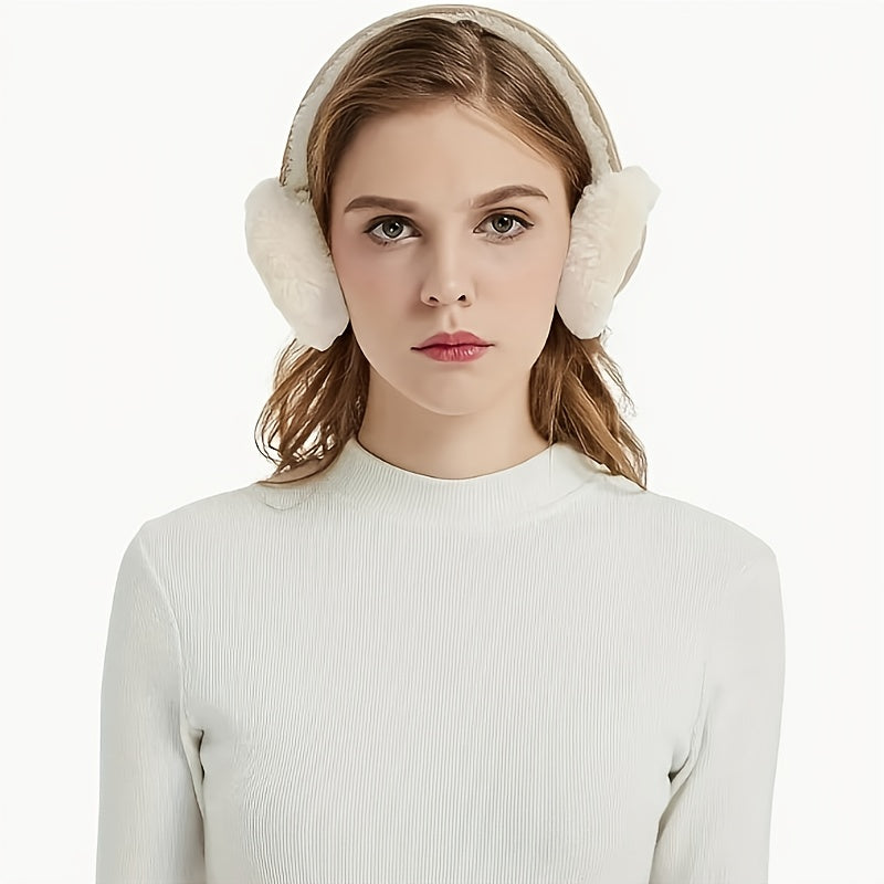 Women's Plush Earmuffs Faux Fur Winter Ear Covers
