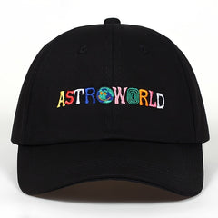ASTROWORLD Embroidery Baseball Cap Hip hop Dad Hat Soft Top