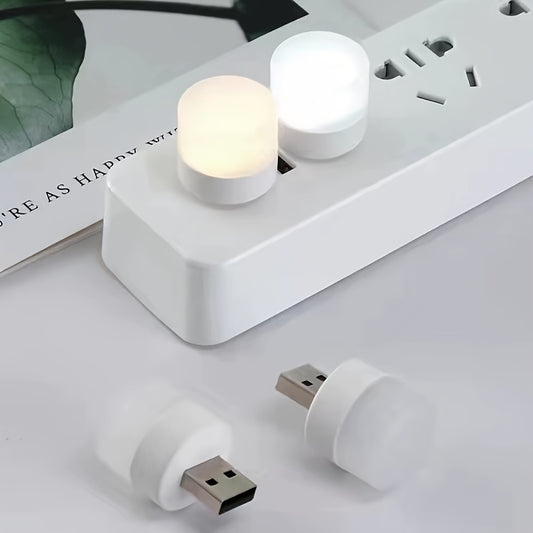Mini Portable USB Night Light For Car Bedroom Nursery Bathroom Decorative Light