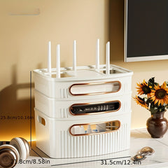 WiFi Router Rack Machine Top Box Wire Storage Holder