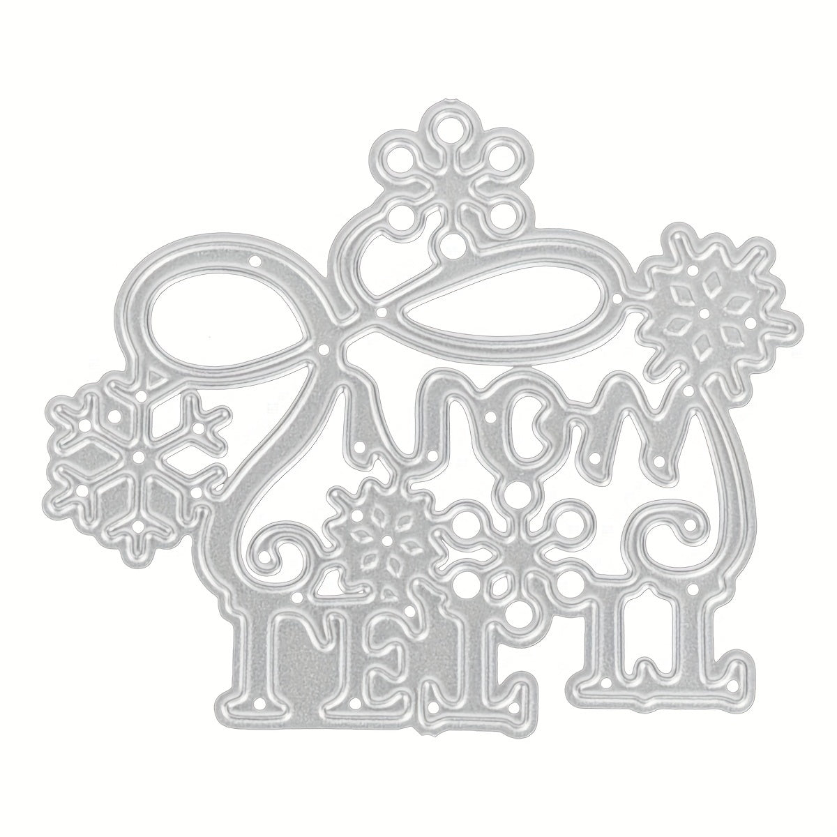 Let It Snow Cutting Die For Scrapbooking Blade Background Stencil Card