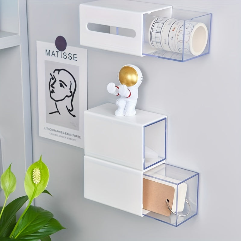 Wall Mounted Storage Box Drawer Type Dust-Proof Organizer