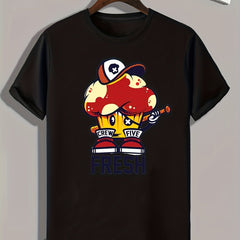 Cupcake Print Men's Graphic T shirt for Summer