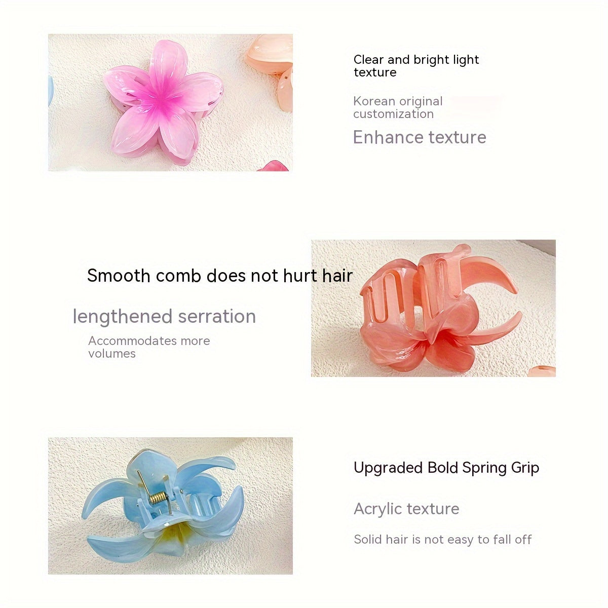 Candy Flower Hair Clip & Sweet Hairpin for Girls