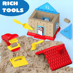 Magic Sand Set for Kids with Brick Mold and Tools