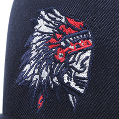 Indians Embroidery Navy Baseball Cap