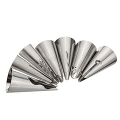 7pcs Pleated Skirt Tube Nozzle Set for Pastry Baking