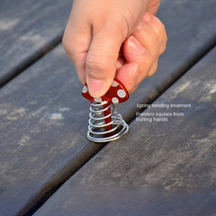 Canopy Ground Nail Wooden Board - Aluminum Alloy Spring Nail