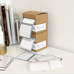 250 Sheets Pull out Line Sticky Notes Self Stick With Lines Paper