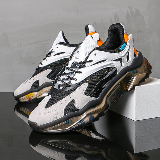 Shock Absorption Lace Up Sneakers Autumn & Winter