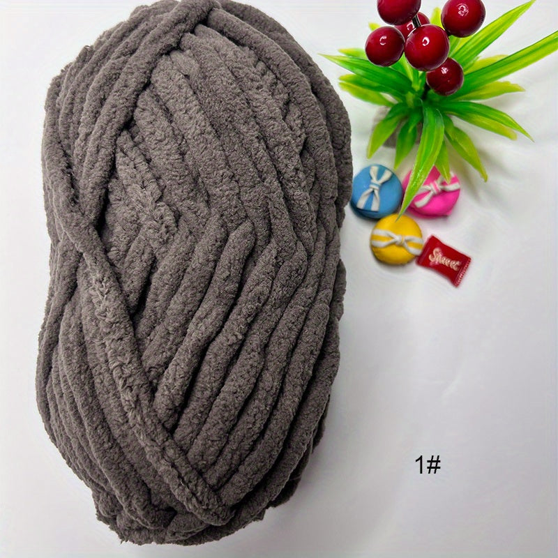 2pcs 100g Chenille Chunky Yarn For Knitting Chenille Blanket
