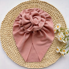 Big Flower Baby Hat Thin Headband Soft Comfortable for Newborns