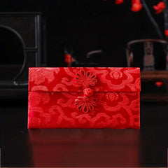 Chinese Silk Fabric Red Envelope Lucky Red Packet Year Gift