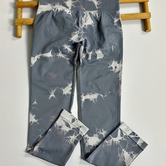 Tie Dye Lip Lifting Quick Drying Yoga Pants