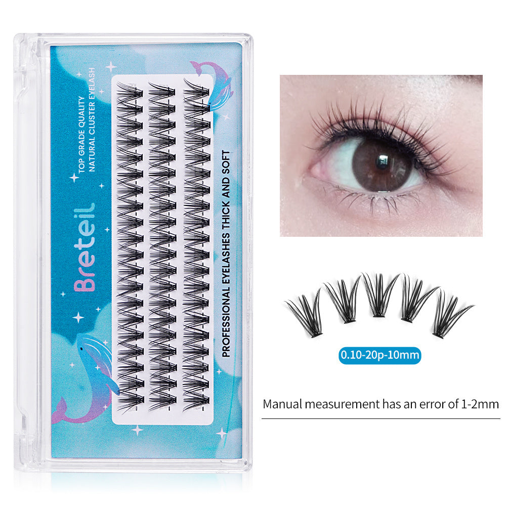 60 Thick & Curl Fishtail Individual False Eyelashes