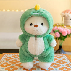Bear Doll Joint Movable Plush Toy Stuffed Animal Home Decoration Gift