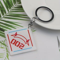 National Team 02 Square Double X Acrylic Keychain