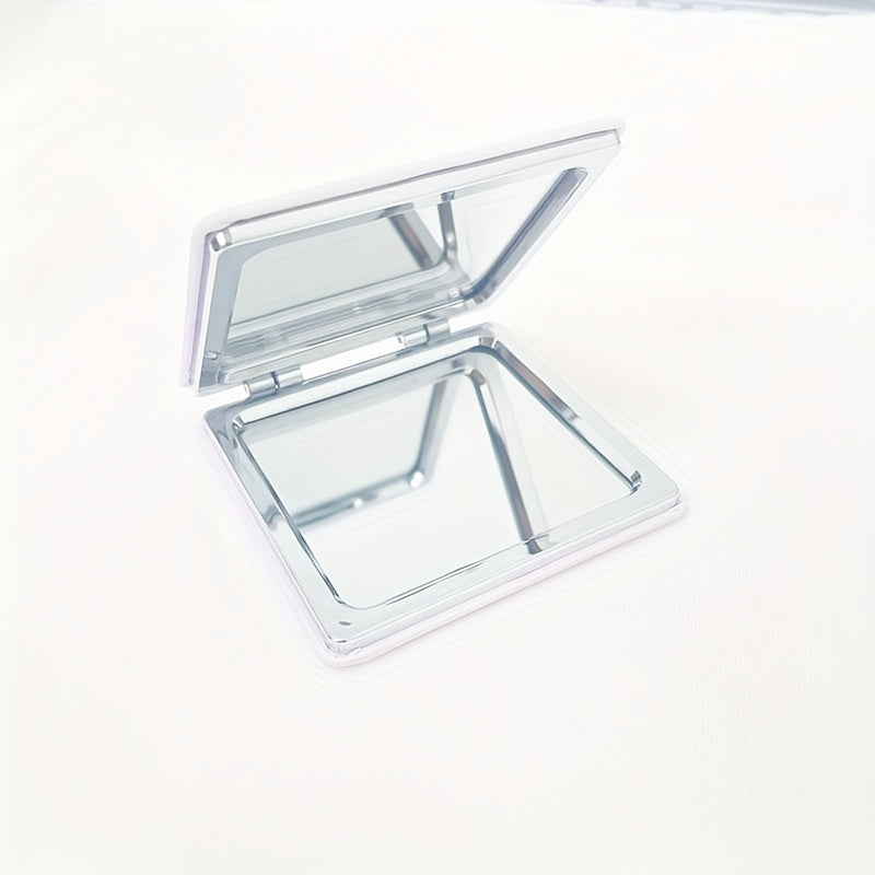 Cat Pattern Makeup Mirror Mini Compact Portable Pocket Mirror