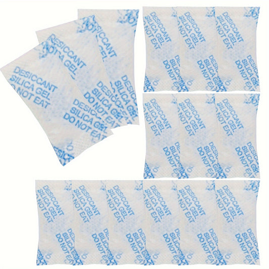50-100pcs Reusable Silica Gel Packets Desiccant For Food Storage