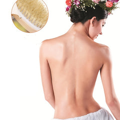 Wooden Bristle Body Brush Skin Massager for Deep Cleansing