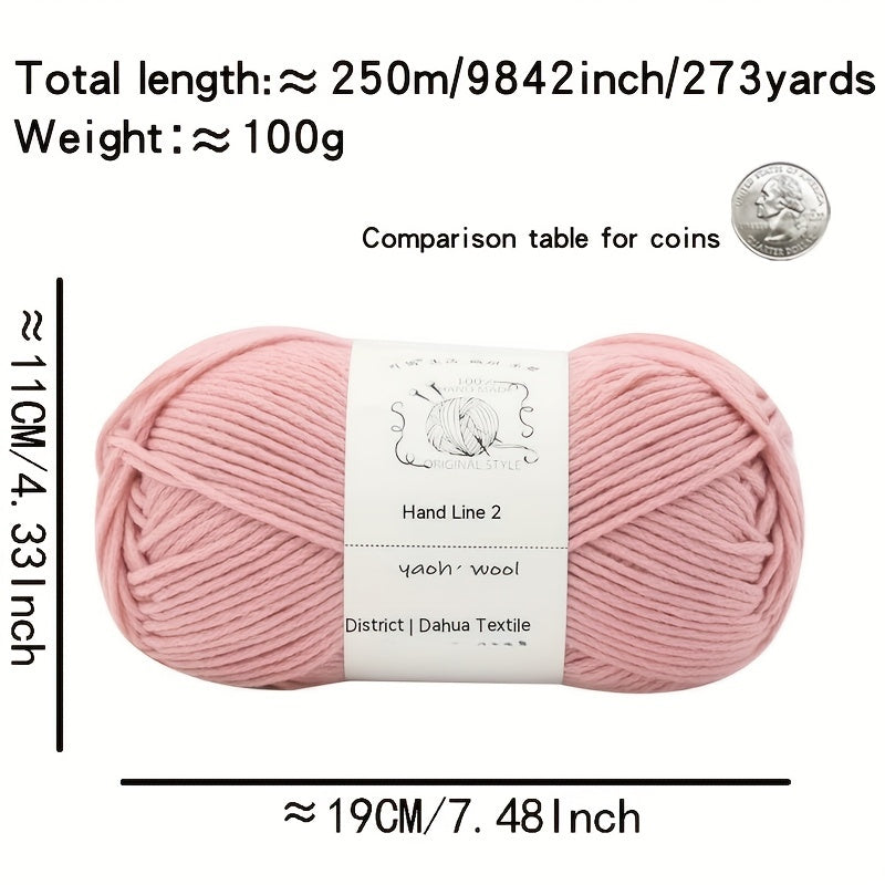 5pcs Medium Thick Acrylic Yarn Set for Knitting & Crocheting