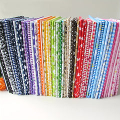 56pcs Patchwork Fabric 9.8x9.8 Squares for Quilting & Crafting