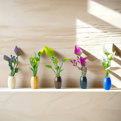 Mini Green Plant Potted Simulation Flower for Dollhouse Ornaments