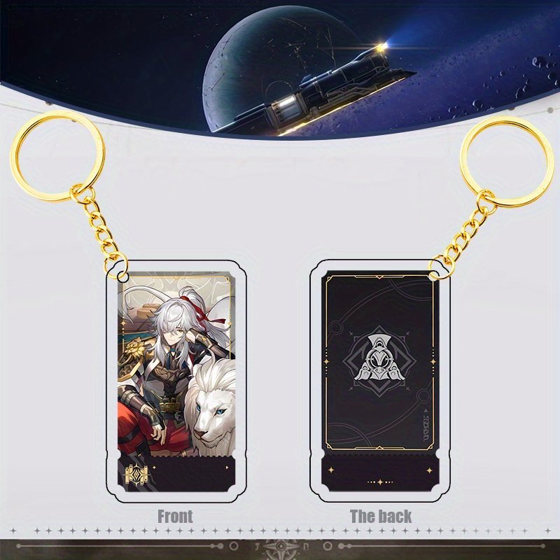 Anime Game Keychain Pendant Cartoon Acrylic Figure Collection Impacte Toys