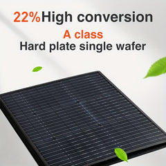 100W Foldable Solar Panel Waterproof USB Fast Charging Kit