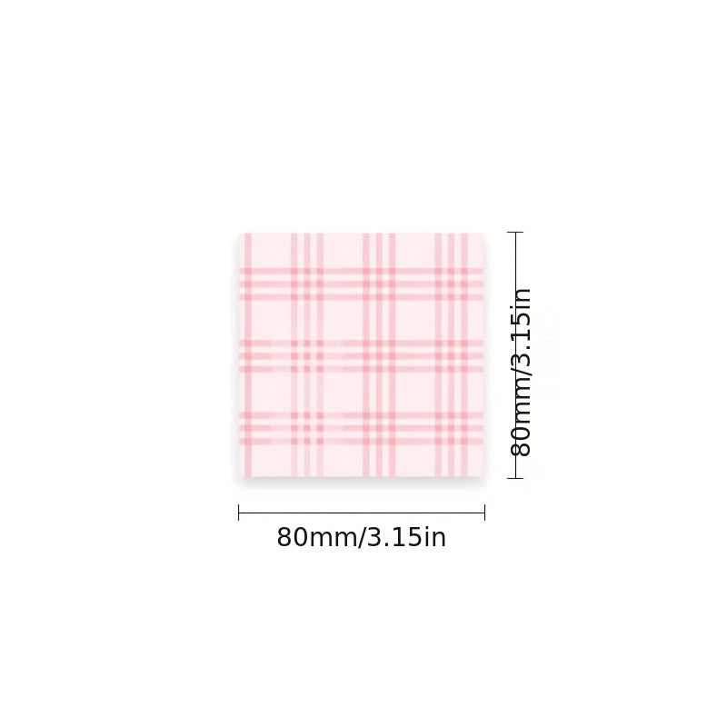 Colorful Checkerboard Series Non-sticky Notes