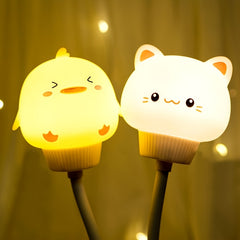 Adorable LED Cartoon USB Night Light for Baby's Room