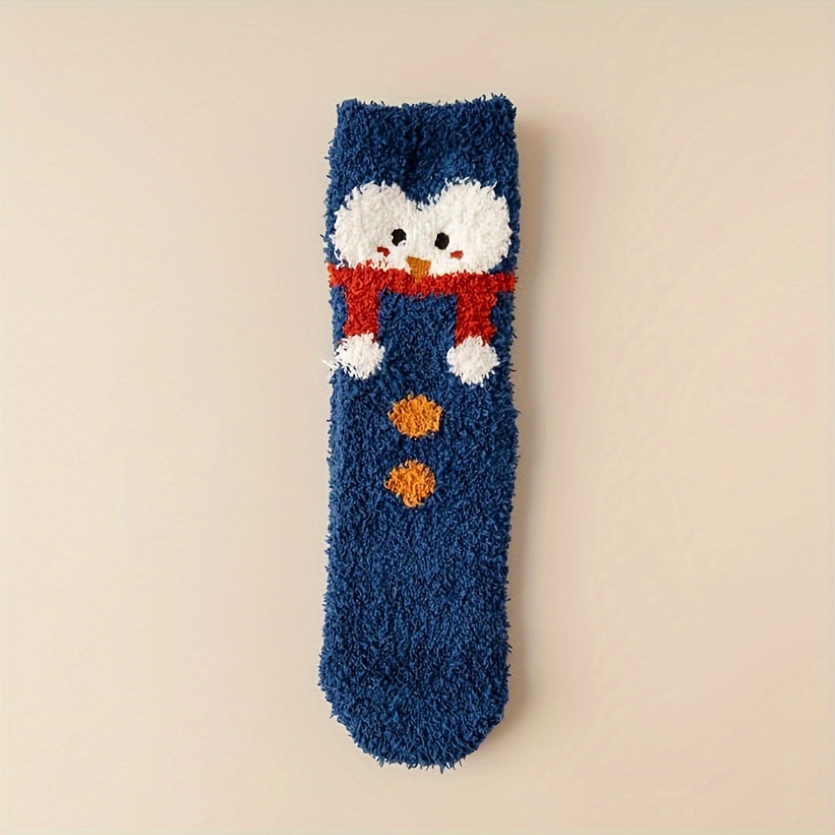 Cartoon Print Socks & Fuzzy Warm Stockings