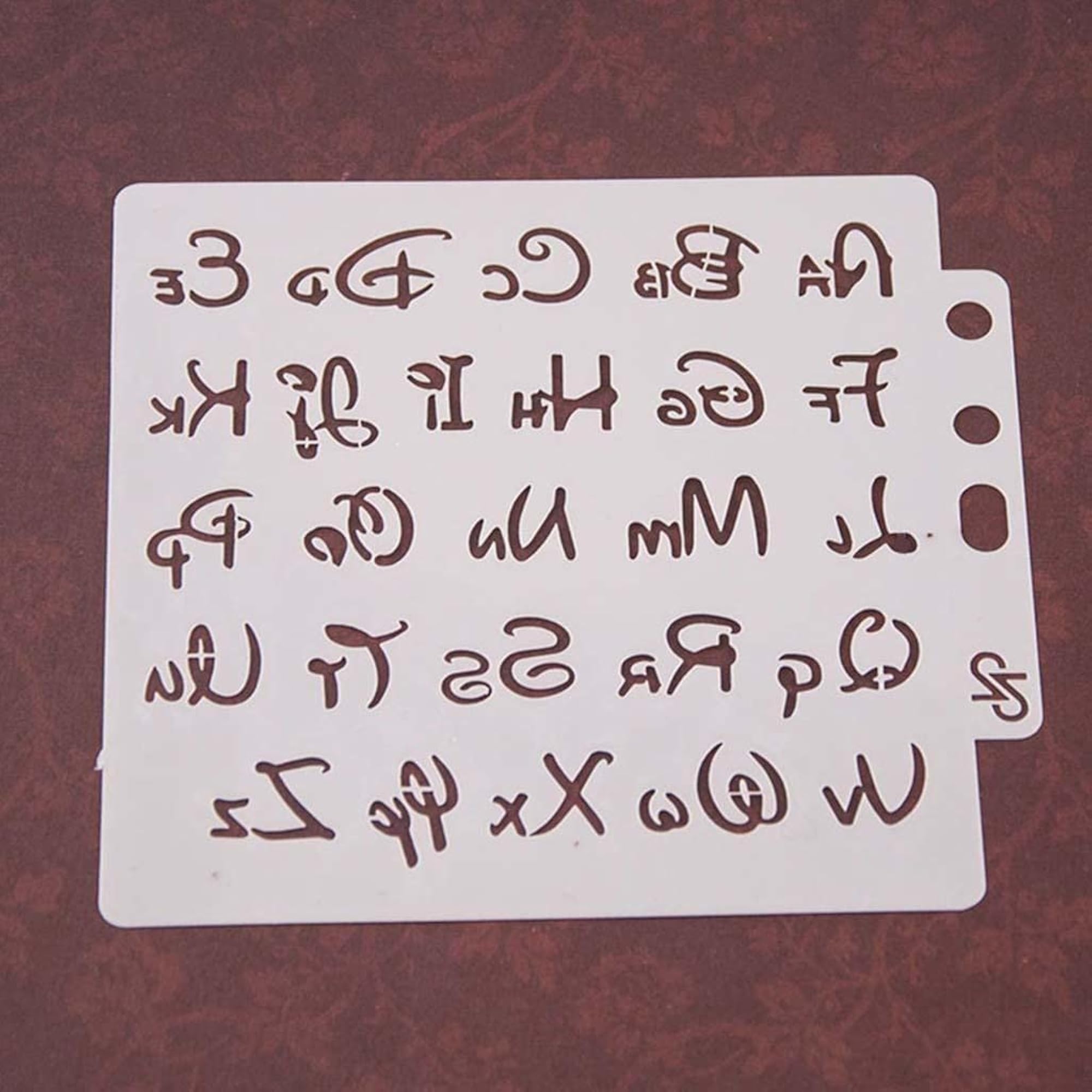 10 Pieces Alphabet Stencils Letter Painting Template Set DIY – CRAZE